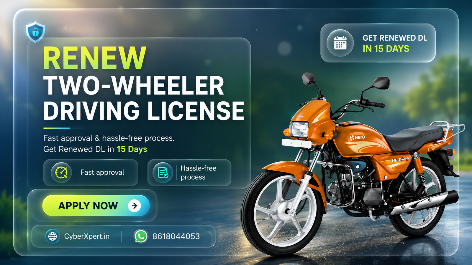 Renew Two-Wheeler Driving License