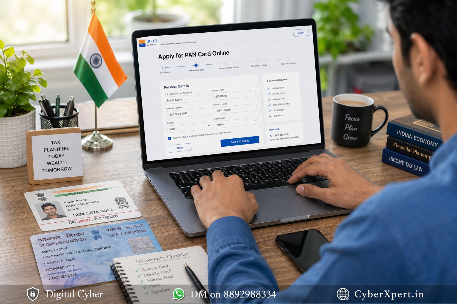 How to Apply PAN Card Online in India (Step-by-Step Guide)